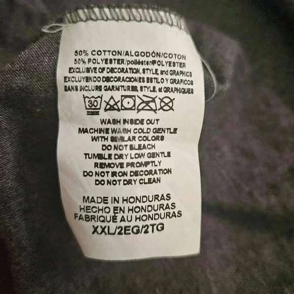 Womens MLB Washington Nationals Baseball Shirt Vneck 2XL - Picture 3 of 3